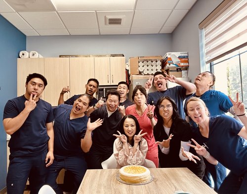 Suite 101 entrance door with HOPE Neuro-Acupuncture Rehab sign and view of treatment area